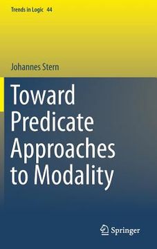 portada Toward Predicate Approaches to Modality (en Inglés)