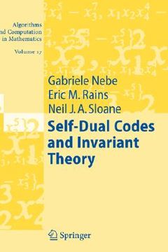 portada self-dual codes and invarient theory (en Inglés)