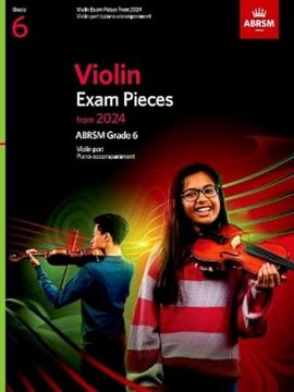 portada Violin Exam Pieces From 2024, Abrsm Grade 6, Violin Part & Piano Accompaniment (en Inglés)
