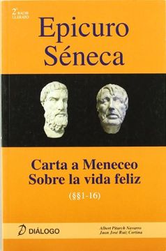 portada Carta a Meneceo / Sobre la Vida Feliz (2º Bachillerato) (in Spanish)