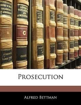 portada prosecution (en Inglés)