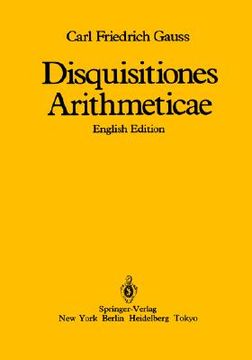 portada disquisitiones arithmeticae/english edition