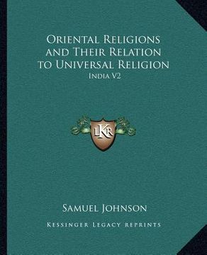 portada oriental religions and their relation to universal religion: india v2 (en Inglés)