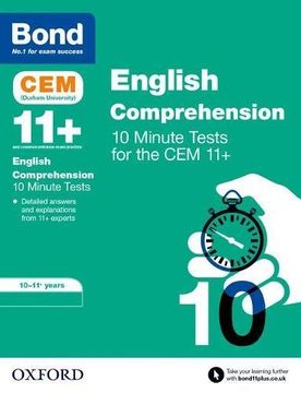 portada Bond 11+: CEM English Comprehension 10 Minute Tests: 10-11 Years