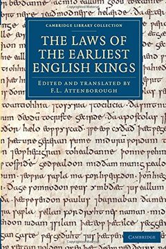 portada The Laws of the Earliest English Kings (Cambridge Library Collection - Medieval History) (en Inglés)