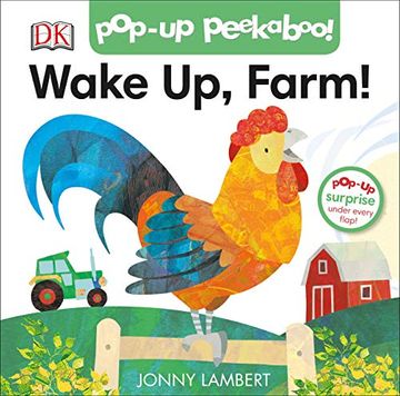 portada Pop-Up Peekaboo! Wake up, Farm! (Jonny Lambert Illustrated) (en Inglés)