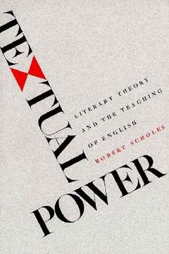 portada textual power: literary theory and the teaching of english (en Inglés)