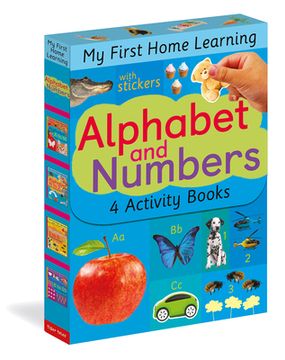 portada Alphabet and Numbers: Alphabet a to m; Alphabet n to z; Numbers 1 to 5; Numbers 6 to 10 (en Inglés)