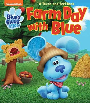 portada Blue'S Clues & You! Farm day With Blue (Touch and Feel) (in English)