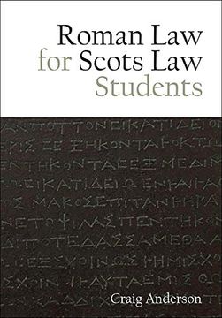 portada Roman law for Scots law Students