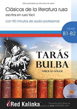 portada Taras Bulba: Clásicos de la literatura rusa escritos en ruso fácil