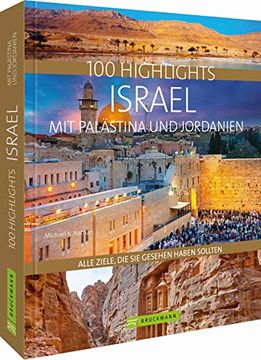 portada 100 Highlights Israel mit Palästina und Jordanien (in German)