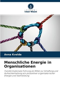 portada Menschliche Energie in Organisationen (in German)