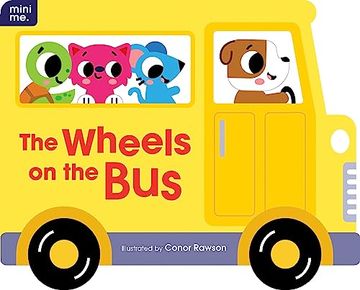 portada The Wheels on the Bus: Shaped Board Book (Mini me) (en Inglés)