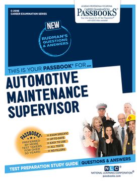 portada Automotive Maintenance Supervisor (C-2096): Passbooks Study Guide Volume 2096 (en Inglés)