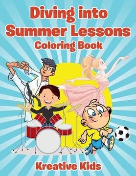 portada Diving into Summer Lessons Coloring Book (en Inglés)