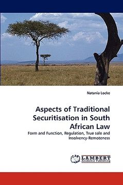 portada aspects of traditional securitisation in south african law (en Inglés)