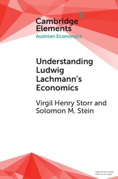 portada Understanding Ludwig Lachmann's Economics (en Inglés)