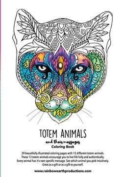portada Totem Animals Coloring Book (en Inglés)