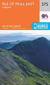 portada Isle of Mull East 1 : 25 000 (OS Explorer Active Map)