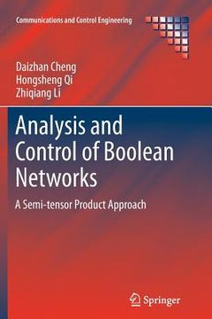 portada analysis and control of boolean networks: a semi-tensor product approach (en Inglés)
