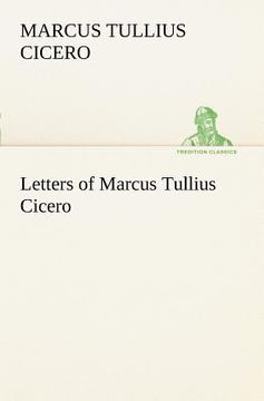portada letters of marcus tullius cicero (en Inglés)