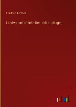 portada Landwirtschaftliche Rentabilitätsfragen (in German)