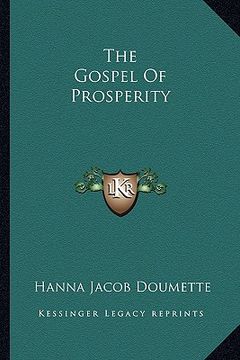 portada the gospel of prosperity (en Inglés)