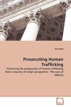 portada prosecuting human trafficking (en Inglés)