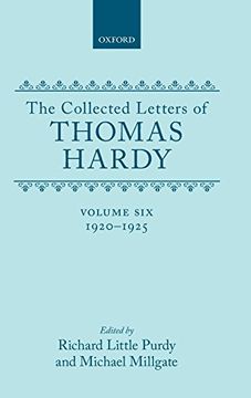 portada The Collected Letters of Thomas Hardy: Volume 6: 1920-1925: 1920-25 vol 6 (en Inglés)