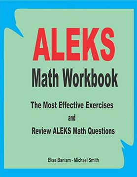 portada Aleks Math Workbook: The Most Effective Exercises and Review Aleks Math Questions (en Inglés)