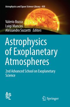 portada Astrophysics of Exoplanetary Atmospheres: 2nd Advanced School on Exoplanetary Science (en Inglés)