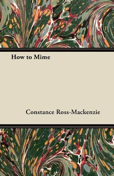portada how to mime (in English)