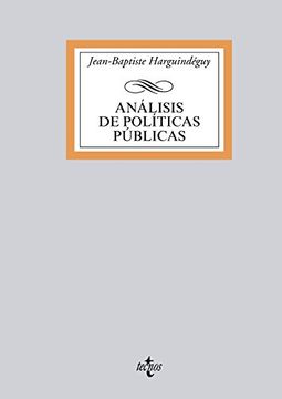 portada Análisis de Políticas Públicas (Derecho - Biblioteca Universitaria de Editorial Tecnos)