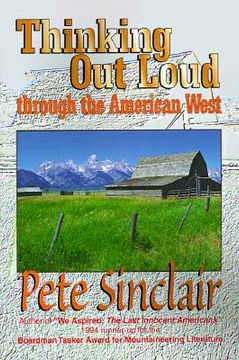 portada thinking out loud through the american west (in English)