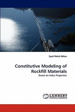 portada constitutive modeling of rockfill materials