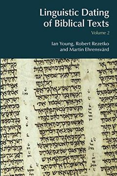 portada Linguistic Dating of Biblical Texts: Volume 2 (Bibleworld) (in English)