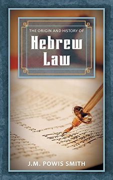 portada The Origin and History of Hebrew Law