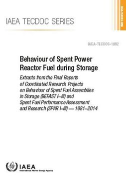 portada Behaviour of Spent Power Reactor Fuel During Storage (en Inglés)