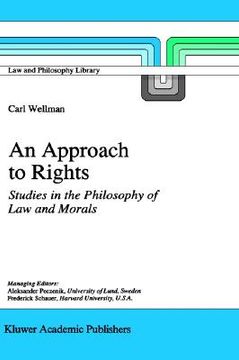 portada an approach to rights: studies in the philosophy of law and morals (en Inglés)