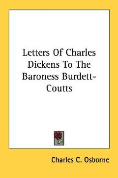 portada letters of charles dickens to the baroness burdett-coutts (in English)