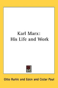 portada karl marx: his life and work