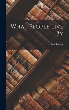 portada What People Live By (in English)