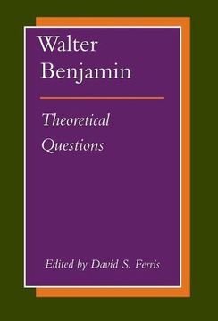 portada Walter Benjamin: Theoretical Questions (en Inglés)