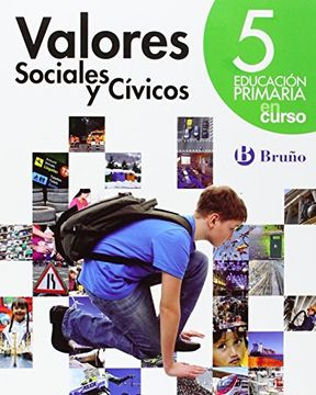 portada En Curso, valores sociales y cívicos, 5 Educación Primaria (Paperback)
