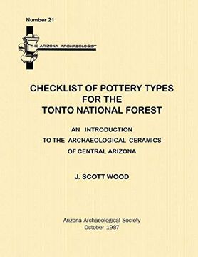 portada Checklist of Pottery Types for the Tonto National Forest: Arizona Archaeologist no. 21 