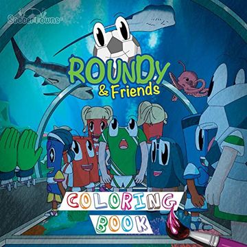 portada Roundy & Friends Coloring Book [Idioma Inglés] (en Inglés)
