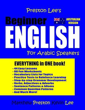 portada Preston Lee's Beginner English for Arabic Speakers (Australian) (Preston Lee's English for Arabic Speakers (Australian Version)) 