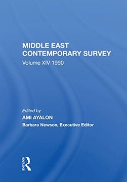 portada Middle East Contemporary Survey, Volume Xiv: 1990 (en Inglés)