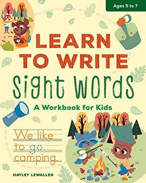 portada Learn to Write Sight Words: A Workbook for Kids (en Inglés)